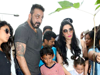 Sanjay Dutt graces the tree plantation drive by Asif Bhamla Foundation
