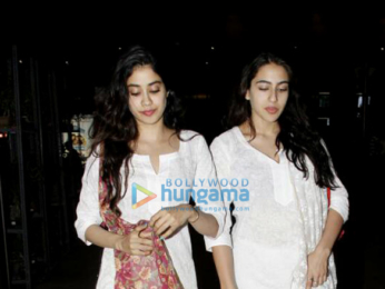 Sara Ali Khan, Jahnavi Kapoor and Sushant Singh Rajput snapped at the airport