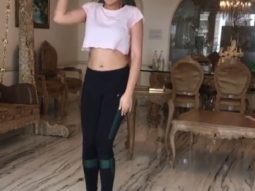 WATCH: Dilip Kumar’s grand niece Sayyeshaa Saigal shows some smooth moves on Ed Sheeran’s ‘Shape of You’