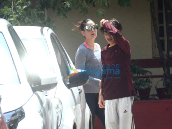 Shahid Kapoor, Mira Rajput, Kareena Kapoor Khan and Amrita Arora snapped at the gym