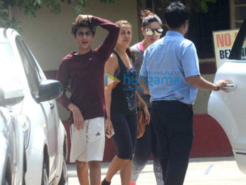 Shahid Kapoor, Mira Rajput, Kareena Kapoor Khan and Amrita Arora snapped at the gym