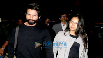 Shahid Kapoor and Mira Rajput snapped returning from London