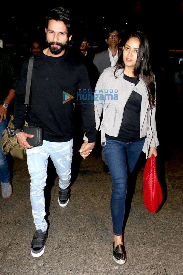 shahid kapoor and mira rajput snapped returning from london 1