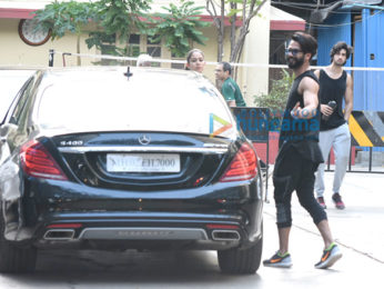 Shahid Kapoor and wife Mira Rajput snapped at the gym