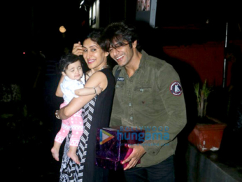 Shahid Kapoor, Mira Rajput-Kapoor and Misha Kapoor snapped at the birthday party of Hakim Aalim's son