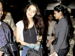 Shraddha Kapoor snapped leaving for her Italian holiday