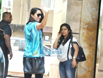 Shraddha Kapoor snapped post her meeting with Apoorva Lakhia