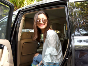 Sidharth Malhotra and Alia Bhatt snapped post their meeting at Matrix's office in Bandra