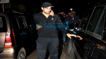 Sidharth Malhotra snapped post a meeting at the Matrix office