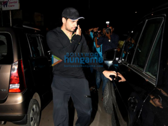 Sidharth Malhotra snapped post meeting at Matrix office