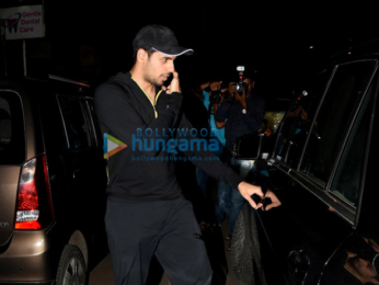 Sidharth Malhotra snapped post meeting at Matrix office