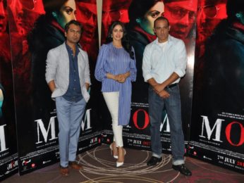 Sridevi, Akshaye Khanna and Nawazuddin Siddiqui snapped promoting their film 'Mom'