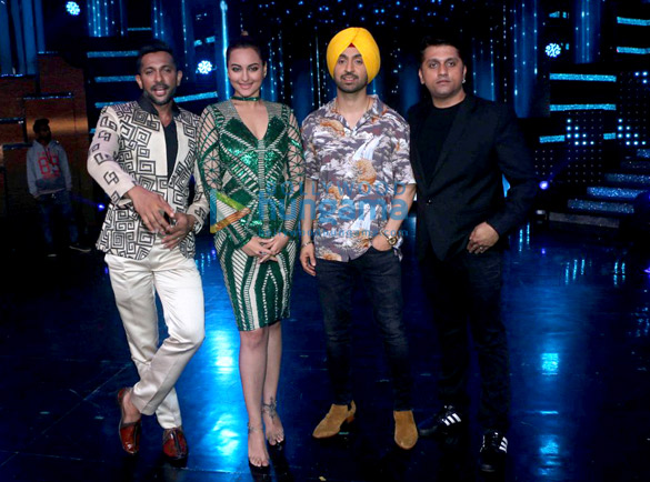 sridevi and diljit snapped on the sets of nach baliye 4