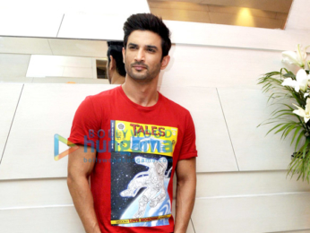 Sushant Singh Rajput, Kriti Sanon and Bhushan Kumar promote 'Raabta' in Delhi