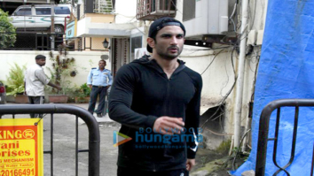 Sushant Singh Rajput snapped post a meeting in Bandra