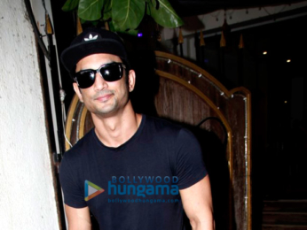 Sushant Singh Rajput snapped post his spa sessions at Myrah in Juhu