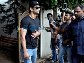 Sushant Singh Rajput snapped post his spa sessions at Myrah in Juhu