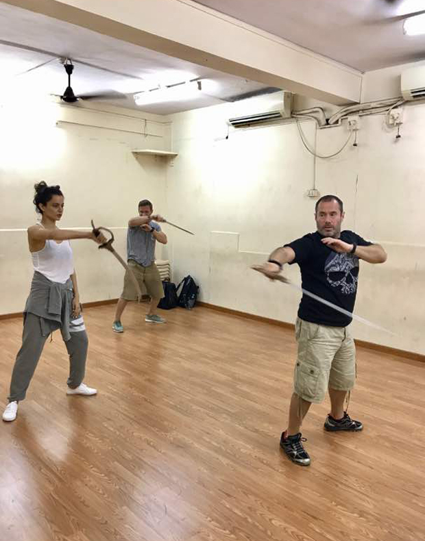 This picture of Kangna Ranaut practicing sword fighting will prove that she is the ‘queen’ truly