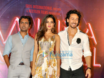 Tiger Shroff, Nawazuddin Siddiqui and Nidhhi Agerwal launch the trailer of 'Munna Michael'