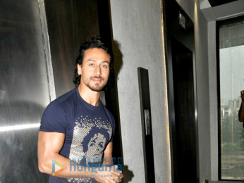 Tiger Shroff snapped during the film promotions of 'Munna Michael'