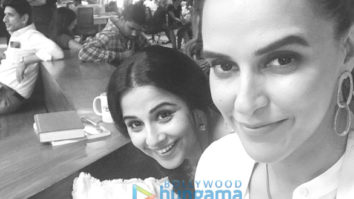 On The Sets Of The Movie Tumhari Sulu