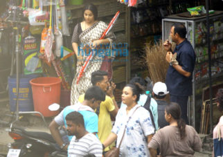 On The Sets Of The Movie Tumhari Sulu