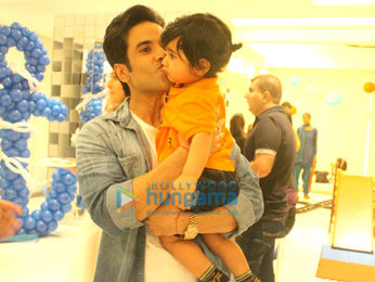 Tusshar Kapoor celebrates son Laksshya's 1st birthday at his home in Juhu