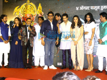 Varun Dhawan and Alia Bhatt grace the music launch of the Marathi movie 'Bikhari'