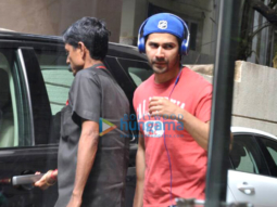 Varun Dhawan snapped at his office in Juhu