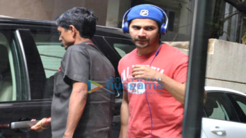 Varun Dhawan snapped at his office in Juhu