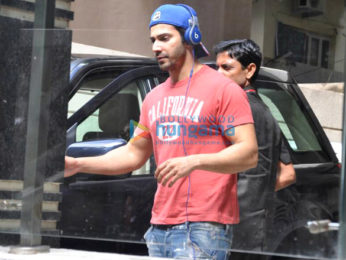 Varun Dhawan snapped at his office in Juhu