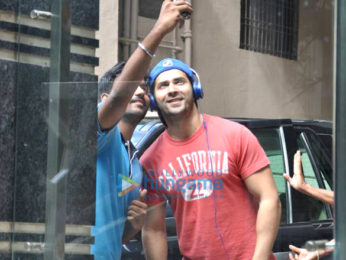 Varun Dhawan snapped at his office in Juhu