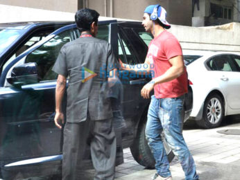 Varun Dhawan snapped at his office in Juhu