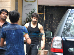 Varun Dhawan snapped post his gym session in Juhu