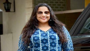 Vidya Balan snapped post dubbing in Bandra