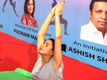 World Yoga Day celebration with around 650 children of those Farmers of Maharashtra who has committed suicide
