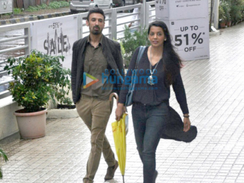 Rahul Dev and Mughda Godse snapped post shopping in Juhu