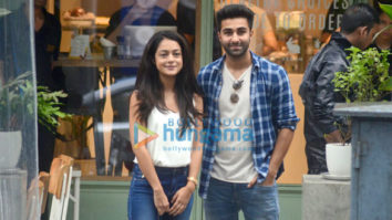 Aadar Jain and Anya Singh snapped at The Kitchen Garden