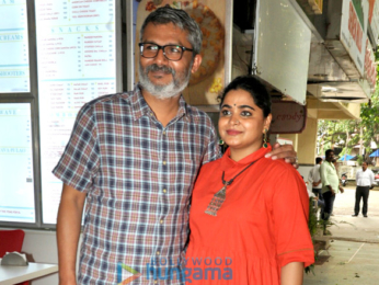 Ace film maker Nitesh Tiwari and his wife Ashwiny Iyer Tiwari snapped together
