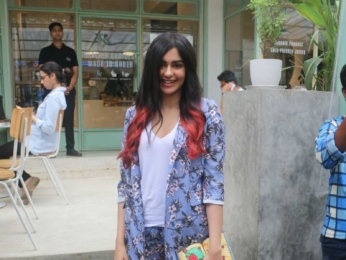 Adah Sharma snapped at Kitchen Garden