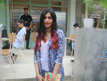 Adah Sharma snapped at Kitchen Garden