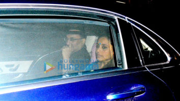 Aditya Chopra, Rani Mukerji and Pamela Chopra snapped post a family dinner in Bandra