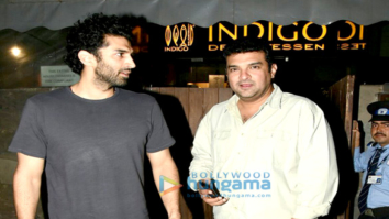Aditya Roy Kapur and Siddharth Roy Kapur snapped at Indigo