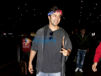 Alia Bhatt and Varun Dhawan arrive from New York after IIFA 2017