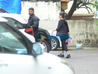 Alia Bhatt snapped at gym