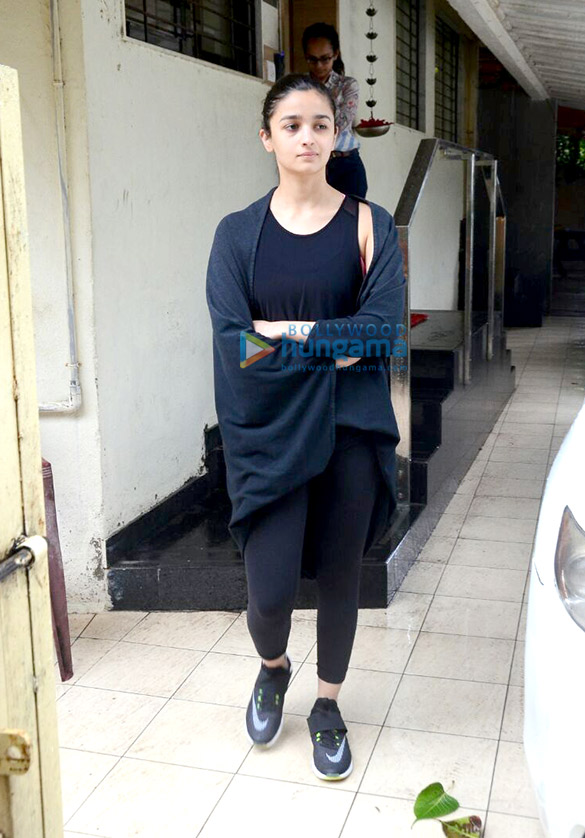 Alia Bhatt snapped post meeting at her agency Matrix office Alia Bhatt snapped post meeting at her agency Matrix office