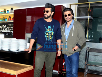 Anil Kapoor and Arjun Kapoor at 'Mubarakan' promotions