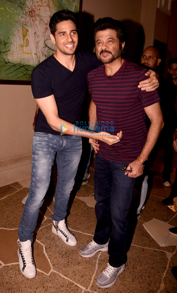 Anil Kapoor and Sidharth Malhotra snapped at JW Marriott Juhu Anil Kapoor and Sidharth Malhotra snapped at JW Marriott Juhu