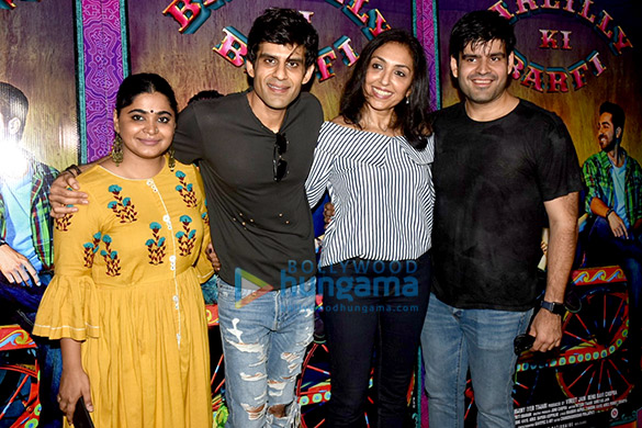 ayushmann khurrana nitesh tiwari ashwiny iyer tiwari and others attend bareilly ki barfi trailer launch 2