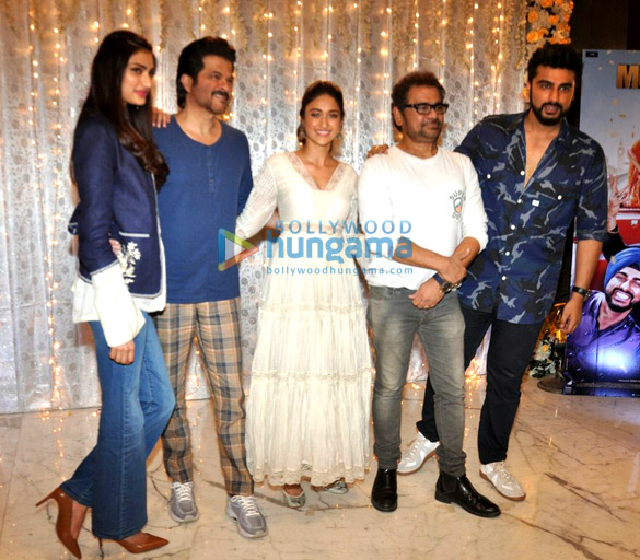 Cast and crew of the film ‘Mubarakan’ grace the promotions of the film at JW Marriott Juhu
